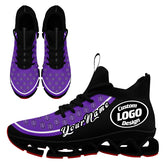 Custom Purple Black Maxsoul Shoes Personalized Sneaker FN030XD-D020388-15